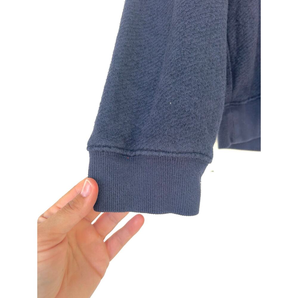 Jenni Kayne Saturday Sweatsuit Sweatshirt Joggers Pants Large Navy Blue Large - Picture 9 of 10